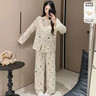 另塵日系卡通KT貓云朵棉睡衣女士春秋季長(cháng)袖加厚可外穿寬松家居服套裝 A115 KT貓 M 曬單實(shí)拍圖