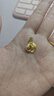 周大福玫瑰花黃金吊墜女(工費:220計價(jià))EOF1083新年禮物 足金 約4.75g 曬單實(shí)拍圖
