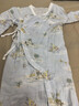 全棉時(shí)代純棉新生嬰兒連體衣服抗菌紗布滿(mǎn)月寶寶春夏 花園物語(yǔ)粉 90碼 曬單實(shí)拍圖
