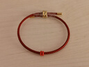 周大福女款 配件不銹鋼扣手繩/尼龍鋼絲繩 21.25cm AX82 曬單實(shí)拍圖