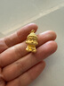 菜百首飾 黃金吊墜 足金生肖佛生肖狗豬-阿彌陀佛不含鏈 定價(jià) 約2.70克 曬單實(shí)拍圖