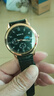 【網(wǎng)紅爆款】商務(wù)腕表石英運動(dòng)表休閑皮帶男女手表 黑色 曬單實(shí)拍圖