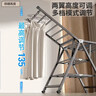 華愷之星晾衣架落地衣架折疊掛衣架室內晾衣桿陽(yáng)臺曬被子架YJ79 三層1.6米 曬單實(shí)拍圖
