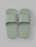 MUJI男女通用 EVA 浴室拖鞋 男鞋女鞋一字拖 室內家居洗澡 綠色 27.5 cmL-XL/45碼(尺碼偏小，建議拍大一碼) 曬單實(shí)拍圖