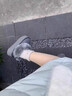 UGG MADE IN AUSTRALIA SINCE 1910官方正品灰色一腳蹬加絨毛毛棉鞋女2025年冬季新款防水東北防滑時(shí) 灰色（平底5CM）36 曬單實(shí)拍圖