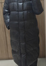 京東京造黑金鵝絨服羽絨服男女同款長(cháng)款冬季情侶加厚外套男裝衣服 黑色 L 曬單實(shí)拍圖