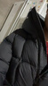 鴨鴨羽絨服女中長(cháng)款2025冬季新款韓版云感泡芙時(shí)尚防寒90絨加厚外套YE 黑色 S (155/80A) 曬單實(shí)拍圖