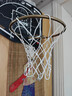 迪卡儂兒童籃球小籃板迷你掛式室內家用宿舍新籃球框籃筐夏季 黑色/金色 24*28.5cm 曬單實(shí)拍圖