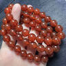 留星天然紅瑪瑙轉運珠玉鐲珠寶手串本命年朱砂手鏈紫金砂紅繩 紅瑪瑙【8MM】 曬單實(shí)拍圖
