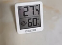 德力西電氣（DELIXI ELECTRIC）電子溫度計室內車(chē)載辦公家用浴室嬰兒房數顯高精度壁掛式溫濕度計 曬單實(shí)拍圖