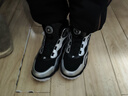 斐樂(lè )FILA兒童童鞋棉靴2025年冬季新款男中大童兒童棉鞋 黑/太空銀-BS 41 曬單實(shí)拍圖