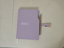 勤得利2026年日程本商務(wù)辦公筆記本本子可定制logo每日工作日記周計劃本效率打卡手冊A6日歷記事本365天 A5淺紫色-含筆（2026全年） 曬單實(shí)拍圖