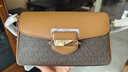 MICHAEL KORS【新年情人節禮物】邁克高仕 MK Fleur 小號雙肩帶手提斜挎包 深棕/橡果棕 252 小號 曬單實(shí)拍圖