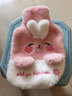 俞兆林（YUZHAOLIN）注水熱水袋暖水袋暖手寶熱敷暖肚子暖寶寶加厚保暖1000ml小兔 曬單實(shí)拍圖