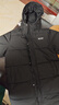 回力棉服男冬季加厚中長(cháng)款外套男士連帽保暖棉襖防寒棉衣黑色2XL 曬單實(shí)拍圖