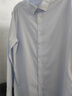 杉杉【DP免燙】長(cháng)袖襯衫男純棉條紋春秋商務(wù)正裝全棉 淡藍條紋 42 曬單實(shí)拍圖