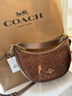 蔻馳（COACH）【品牌直供】女士ARIA帆布單肩手提包棕色拼銅色CCL27新年禮物 曬單實(shí)拍圖