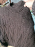 卡度頓特大碼學(xué)生毛衣男加肥加大號秋冬新款針織衫男生嘻哈毛衣胖子線(xiàn)衣 黑色 6XL 建議220-240斤 曬單實(shí)拍圖