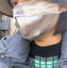 萬(wàn)物生冬季真絲防曬口罩防紫外線(xiàn)防風(fēng)保暖女士100%桑蠶絲高顏值遮陽(yáng)面罩 曬單實(shí)拍圖