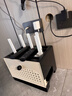 路由器收納盒wifi光貓電視機頂盒置物架中古風(fēng)裝飾盒無(wú)線(xiàn)網(wǎng)放置架 桌面款【路由器收納盒】1個(gè) 曬單實(shí)拍圖