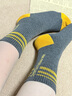 夢(mèng)特嬌100%純棉襪子男冬季中筒艾草精油7A抗菌防臭吸汗厚款休閑運動(dòng)棉襪 曬單實(shí)拍圖