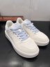 鴻星爾克（ERKE）女鞋板鞋2026新款正品百搭休閑運動(dòng)鞋女輕便軟底厚底增高小白鞋女 微晶白/蟬翼藍 37 曬單實(shí)拍圖