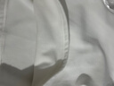 Little  Naive秋冬款兒童百搭打底衫女童流光緞拼接長袖t恤 白色（加絨） 140 曬單實拍圖
