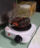 小型電陶爐煮咖啡電熱爐摩卡壺加熱爐迷你圍爐煮茶電茶爐電磁爐多功能家用煮茶爐養生燒水不挑鍋具 米白色【500W功率/5檔調溫】 曬單實(shí)拍圖