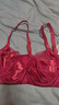 愛(ài)慕（Aimer）愛(ài)慕汾湖菲影3/4薄杯文胸AM13C381 紅色7QA 85C 曬單實(shí)拍圖