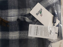 富鋌【35%長(cháng)絨棉】秋冬男士襯衫男長(cháng)袖格紋磨毛加厚保暖男裝中年襯衣 曬單實(shí)拍圖