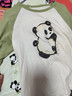 俞兆林（YUZHAOLIN）兒童睡衣春季男童純棉家居服套裝中大童衣服童裝 手繪小熊貓 曬單實(shí)拍圖