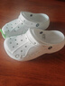 卡駱馳（CROCS）貝雅云彩女士洞洞鞋休閑鞋|208186  白色-100    36 /37(230mm)   曬單實(shí)拍圖