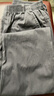 羅蒙（ROMON）春夏新款純棉休閑褲男寬松直筒中青年加肥工裝褲子男大碼百搭男褲 2223深灰常規 3XL 碼 190-210斤 曬單實(shí)拍圖