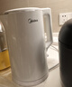 美的（Midea）電熱水壺燒水壺養生自動(dòng)斷電長(cháng)效保溫一體恒溫壺食品304不銹鋼 1500W快速加熱1.5升 SH15X301 曬單實(shí)拍圖