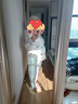 婧麒（JOYNCLEON）月子服優(yōu)棉秋冬孕婦睡衣產(chǎn)后哺乳產(chǎn)婦抗菌大鵝家居服XL Jyz157355 曬單實(shí)拍圖