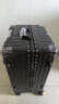 狄斯頓保羅鋁框行李箱高顏值大容量拉桿箱學(xué)生三七分加厚加寬結實(shí)耐用旅行箱 耀黑色plus大容量+減震剎車(chē)輪 24英寸 【適合10天的旅游出差】 曬單實(shí)拍圖