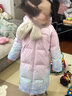 笛莎（DEESHA）童裝女童羽絨服2025冬季新款小童女孩兒童洋氣三防保暖外套 混色 130 曬單實(shí)拍圖