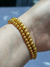 周六福5D硬金黃金手串手鏈福瑞貔貅生日禮物定價(jià)A1912496 約2.2g 16cm 曬單實(shí)拍圖