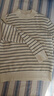 百圖betu女裝冬季新款毛衣一體絨條紋色織寬松套頭毛衫女2411T34 黑白條 L 曬單實(shí)拍圖