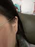 周六福素圈黃金耳環女足金車花耳飾七夕禮物計價A0923990一對約0.73g 曬單實拍圖