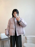 香影【鵝絨服】短款泡芙羽絨服女2025冬季新款寬松休閑香芋紫外套 紫色 M 160/84A/95-110斤 曬單實(shí)拍圖