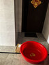 加厚大號塑料盆圓形大洗衣盆圓盆特大號洗澡盆鋼化摔壞 直徑特厚78 CM 紅色 曬單實(shí)拍圖