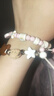 伊莉洛復古可愛(ài)小貓咪手鏈小眾氣質(zhì)設計可愛(ài)串珠手串閨蜜情侶陶瓷手鏈 小貓小狗手鏈【2件套】 曬單實(shí)拍圖