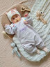丸圖 ONETU嬰兒爬服連體衣0-15個(gè)月寶寶哈衣新生兒衣服限定款丁香貓80cm 曬單實(shí)拍圖
