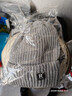冬季戶(hù)外加絨加厚針織帽男女騎車(chē)護耳防寒保暖時(shí)尚潮男士護耳帽 R標針織帽【灰色】 曬單實(shí)拍圖