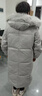 雪中飛2025秋新款女士加厚長(cháng)款羽絨服休閑韓版狐貍大毛領(lǐng)淑女 得憶灰|8264 M /165/88A 曬單實(shí)拍圖