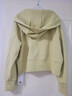 香影（xiangying）黃色衛衣外套女短款2026春新款寬松正肩連帽拉鏈小個(gè)子開(kāi)衫 黃色 XL 曬單實(shí)拍圖