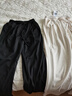 真維斯（Jeanswest）糯米褲女2025秋冬新款高腰垂感休閑小個(gè)子秋季針織加絨闊腿褲子女 曬單實(shí)拍圖