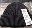 優(yōu)衣庫男裝女裝HEATTECH針織帽子毛線(xiàn)帽防寒保暖478303 08 深灰色 均碼(45 cm) 曬單實(shí)拍圖