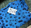 Teenie Weenie Kids小熊童裝25年新款男女寶寶時(shí)尚滿(mǎn)印圓領(lǐng)短袖T恤 藍色 100cm 曬單實(shí)拍圖
